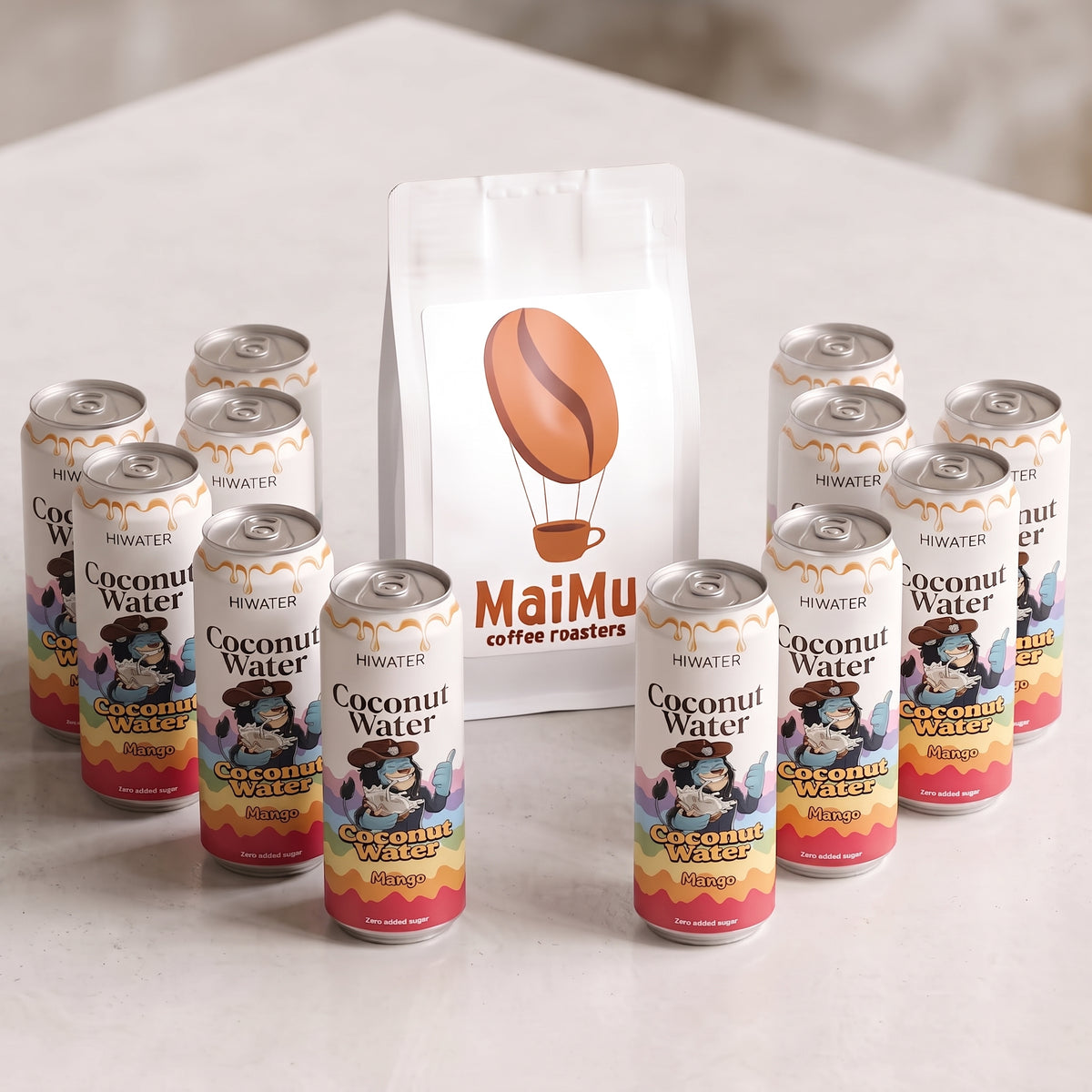 Bundle Brazilia Bossa Nova 1kg + HIWATER Mango 12 pack
